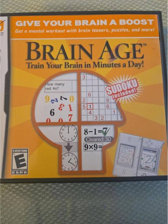 Other - Brain Age: Train Your Brain in Minutes a Day! - Nintendo DS (CIB)